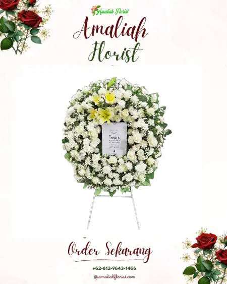 Krans Bunga Duka Cikareo Selatan